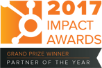 Hubspot Impact Awards Partner of the year 2017